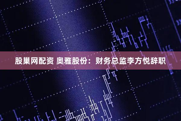 股巢网配资 奥雅股份：财务总监李方悦辞职