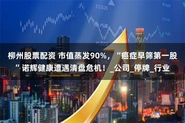 柳州股票配资 市值蒸发90%，“癌症早筛第一股”诺辉健康遭遇清盘危机！_公司_停牌_行业