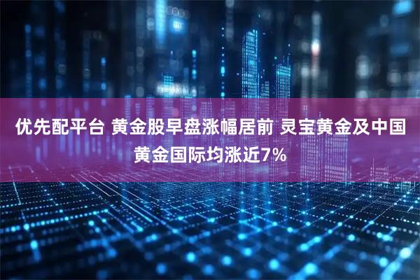 优先配平台 黄金股早盘涨幅居前 灵宝黄金及中国黄金国际均涨近7%